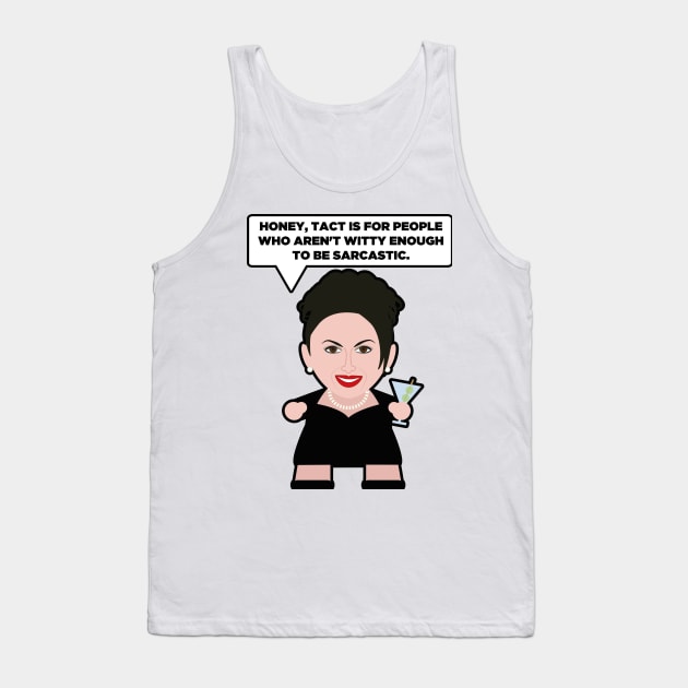 Karen Walker - Tact V Sarcastic Tank Top by Mattk270